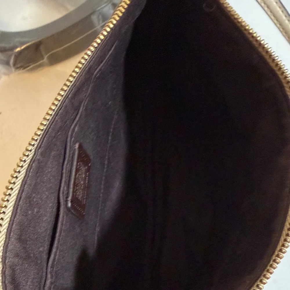 Coach Tan Signature Crossbody Bag - Picture 10 of 12